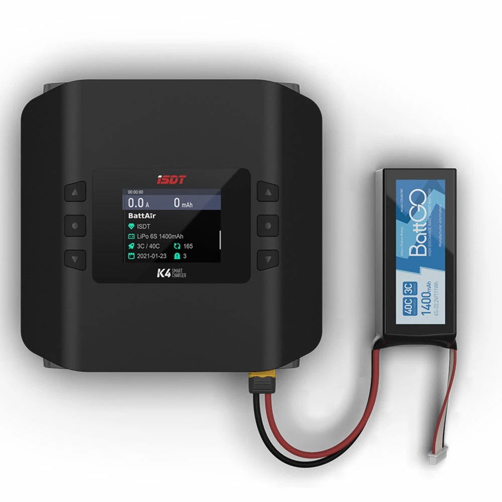 K4 AC 400W DC 600W Dual Mode S - огляд і ціна Isdt K4 Dual Lipo Charger